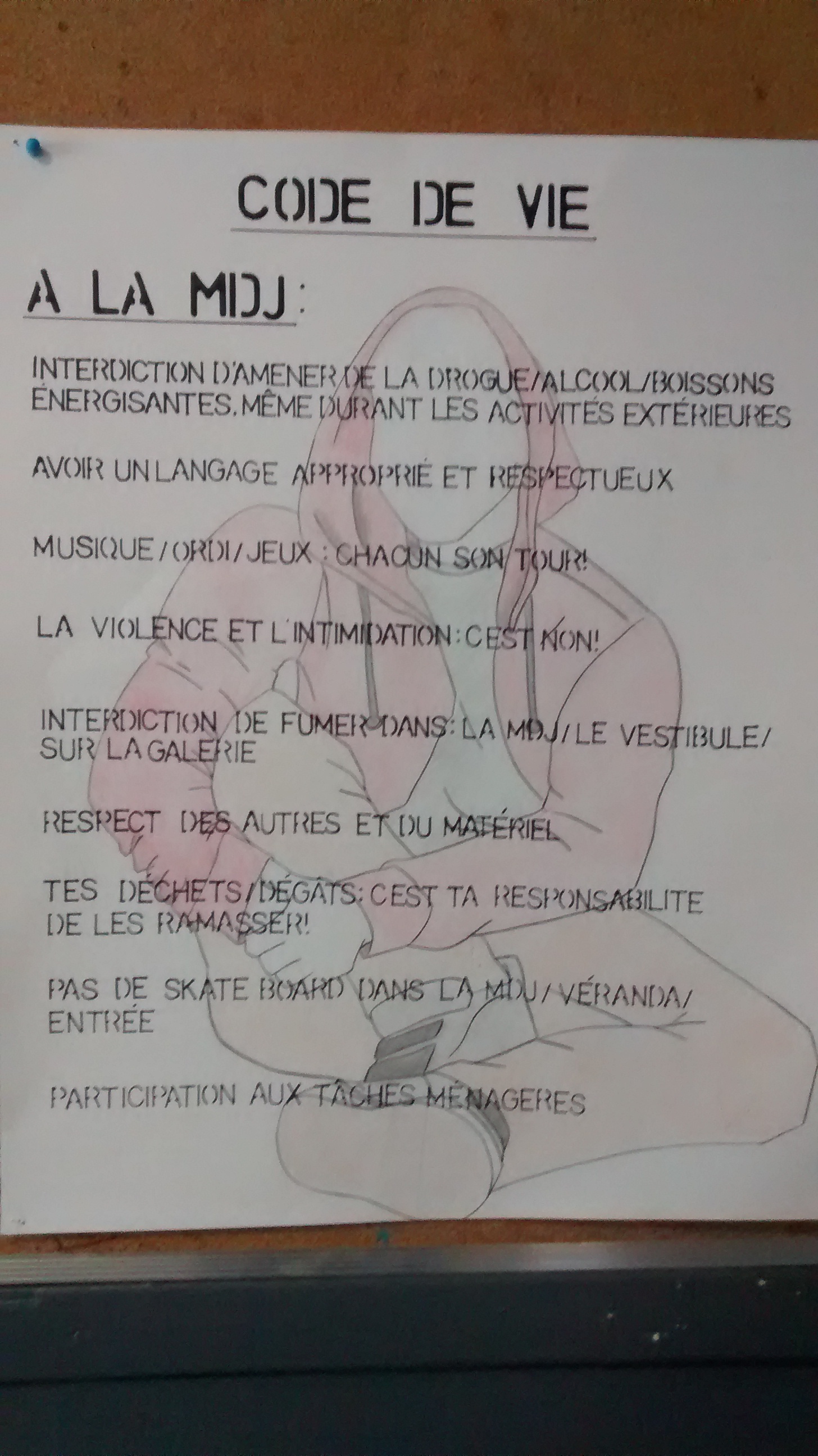 © Maison des jeunes de Waterville - Le code de vie de la maison des jeunes de Waterville!