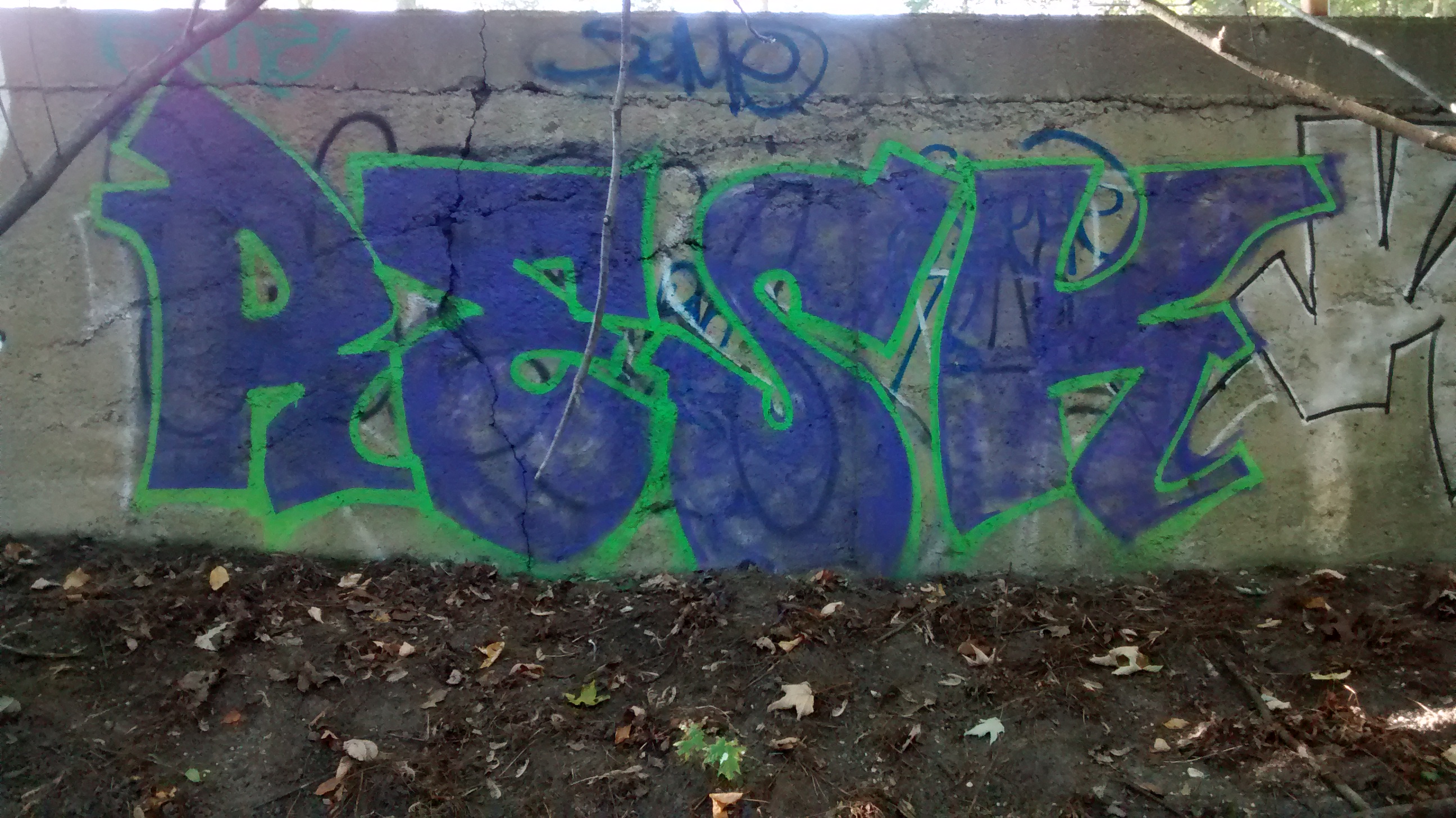 © Maison des jeunes de Waterville - Les grafitis sur le mur extérieur de la maison des jeunes de Waterville!