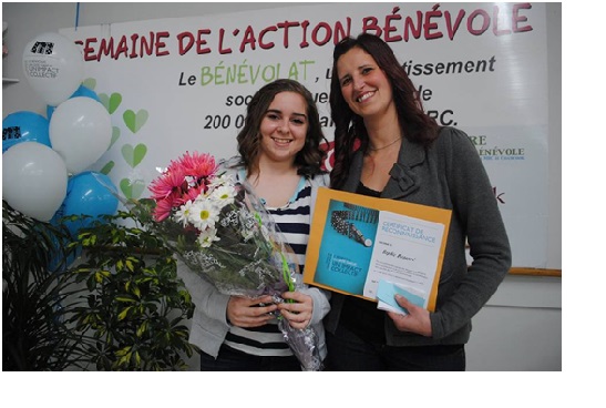 © Maison des jeunes de Waterville - Bénévole de l’année 2015